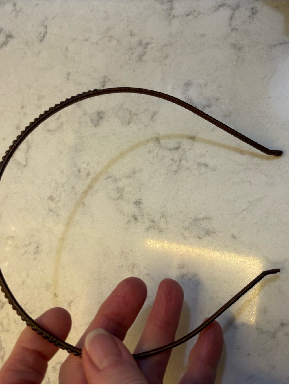 Brown Rhinestone Accent headband- Unbranded - Picture 2 of 3